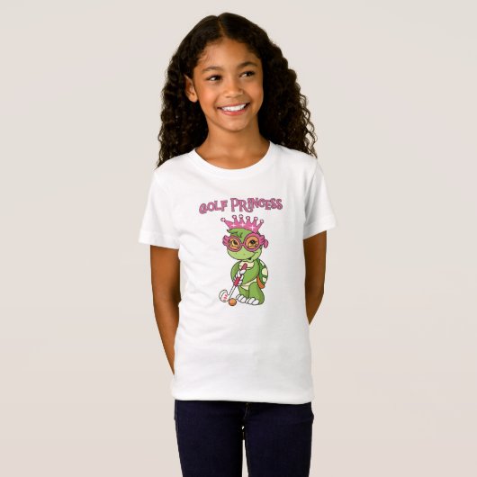 Schildkröte-Golf-Prinzessin T-shirts und Geschenke (Vorne ganz)
