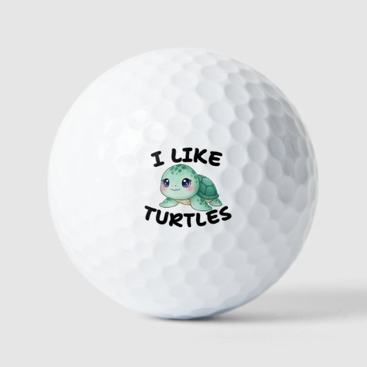 Schildkröte Golfball (Vorderseite)