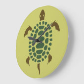 Schildkröte Große Wanduhr (Winkel)