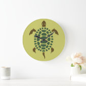 Schildkröte Große Wanduhr (Zuhause)