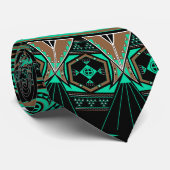 Schildkröte-Grün Krawatte (Gerollt)