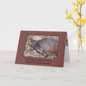 Schildkröte hallo! karte (Gelbe Blume)