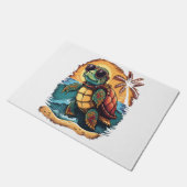 Schildkröte Hawaii Sea Turtles Hawaii Tropical Bea Fußmatte (Schrägansicht)