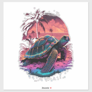 Schildkröte Hawaiianische Meeresschildkröten Hawai Aufkleber
