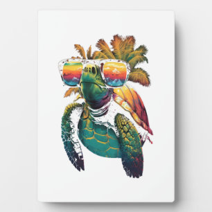 Schildkröte Hawaiianische Meeresschildkröten Hawai Fotoplatte