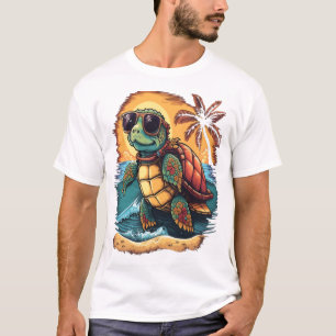 Schildkröte Hawaiianische Meeresschildkröten Hawai T-Shirt