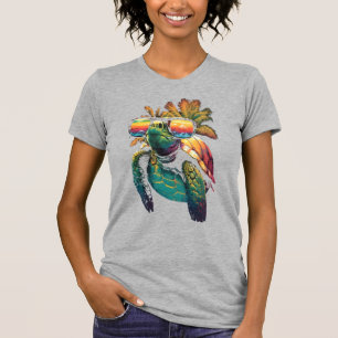 Schildkröte Hawaiianische Meeresschildkröten Hawai T-Shirt
