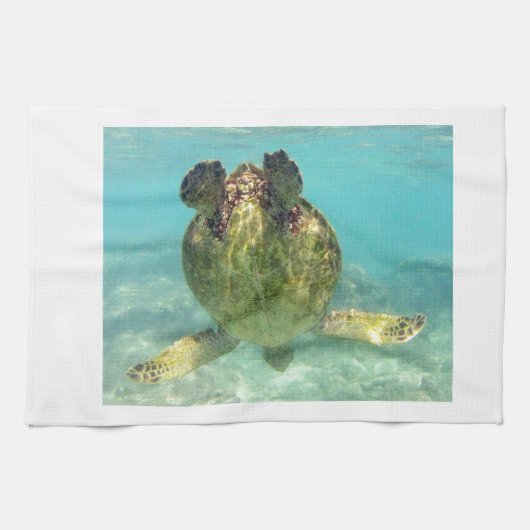 Schildkröte Hawaiis Honu Geschirrtuch (Horizontal)