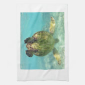 Schildkröte Hawaiis Honu Geschirrtuch (Vertikal)