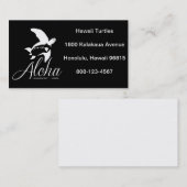 Schildkröte Hawaiis Honu Visitenkarte (Vorne/Hinten)