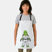 Schildkröte im Kampfsport mit schwarzem Gürtel Schürze (Insitu)