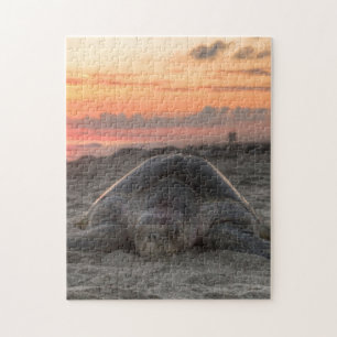 Schildkröte im Sand Puzzle