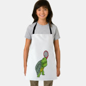 Schildkröte im Tennis mit Tennisschläger Schürze (Insitu)