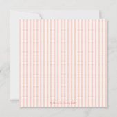 Schildkröte im Windel-Babyparty-Einladungs-Rosa Einladung (Rückseite)