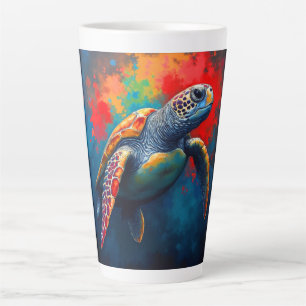 Schildkröte in der Tiefsee Milchtasse