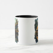 Schildkröte in der Waldreflektion Tasse (Zentrum)