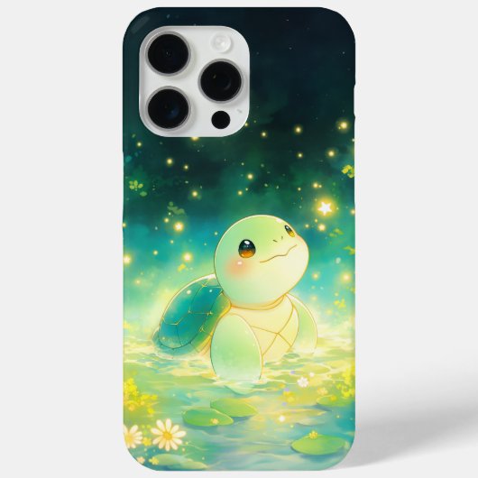 Schildkröte in einem träumerischen Sternenweiher Case-Mate iPhone Hülle (Rückseite)