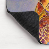 Schildkröte in Ihrem Gesicht mousepad (Ecke)