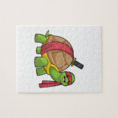 Schildkröte in Kampfkunst mit Schwert Puzzle (Horizontal)