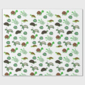 Schildkröte-Insel Geschenkpapier (Flach)