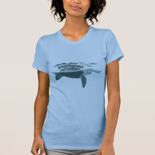 Schildkröte-Insel T-Shirt