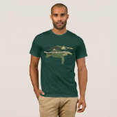 Schildkröte-Insel T-Shirt (Vorne ganz)