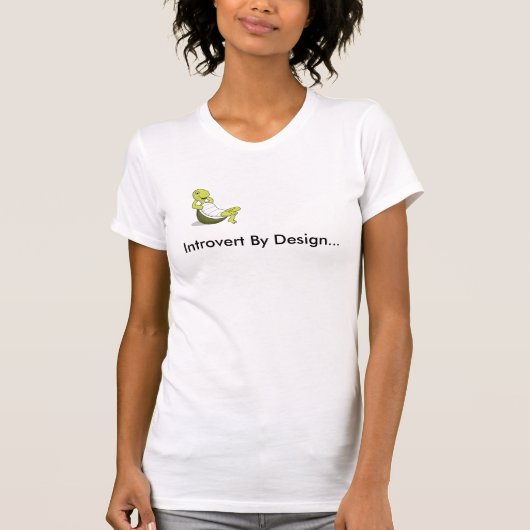 Schildkröte, Introvert mit Absicht… T-Shirt (Vorderseite)