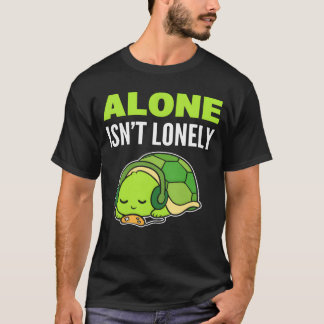 Schildkröte Introvertierter Musikliebhaber vintage T-Shirt