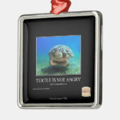 Schildkröte ist nicht wütend ornament aus metall (Links)