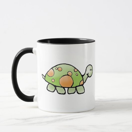 Schildkröte-Kaffee-Tasse - Wecker kundengerecht Tasse (Links)