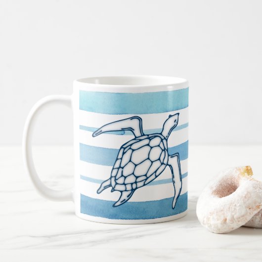 Schildkröte Kaffeetasse (Mit Donut)