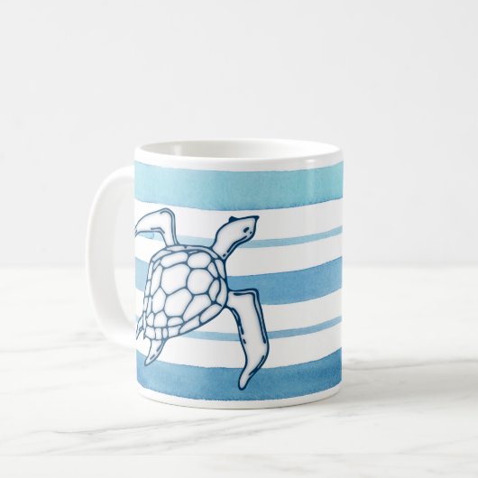 Schildkröte Kaffeetasse (Vorderseite Links)