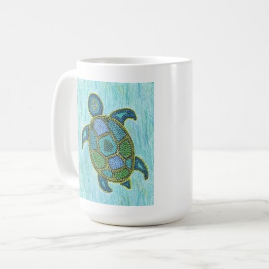 Schildkröte Kaffeetasse (Vorderseite Links)