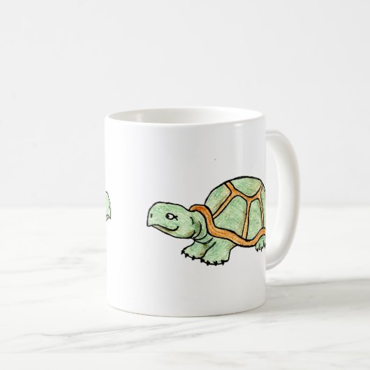 Schildkröte Kaffeetasse (VorderseiteRechts)