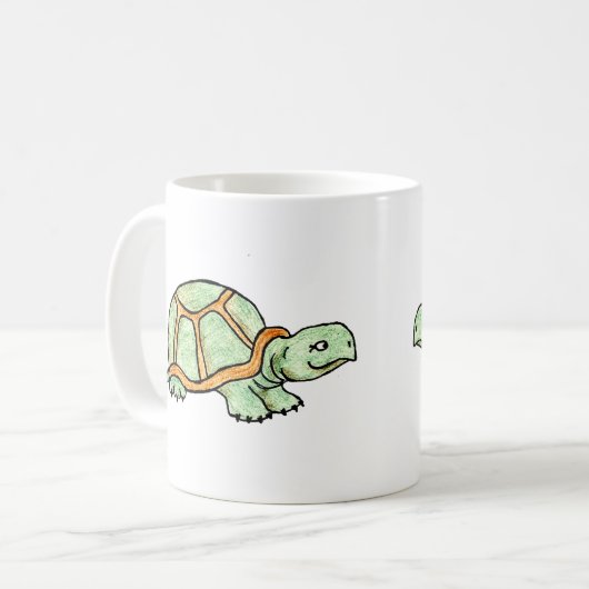 Schildkröte Kaffeetasse (Vorderseite Links)