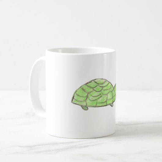 Schildkröte Kaffeetasse (Vorderseite Links)