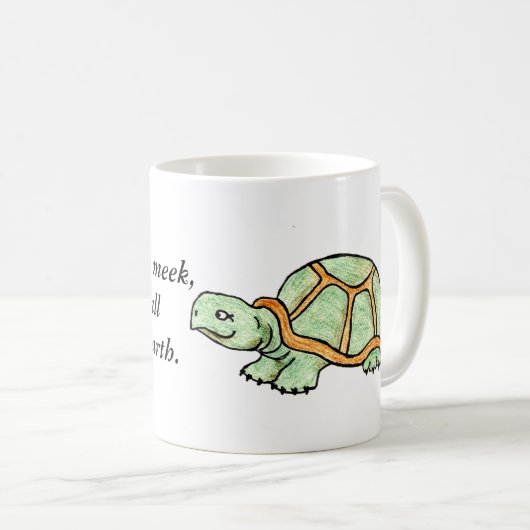Schildkröte Kaffeetasse (VorderseiteRechts)