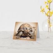 Schildkröte Karte (Gelbe Blume)