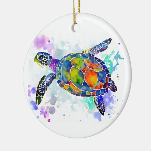 Schildkröte Keramik Ornament (Links)