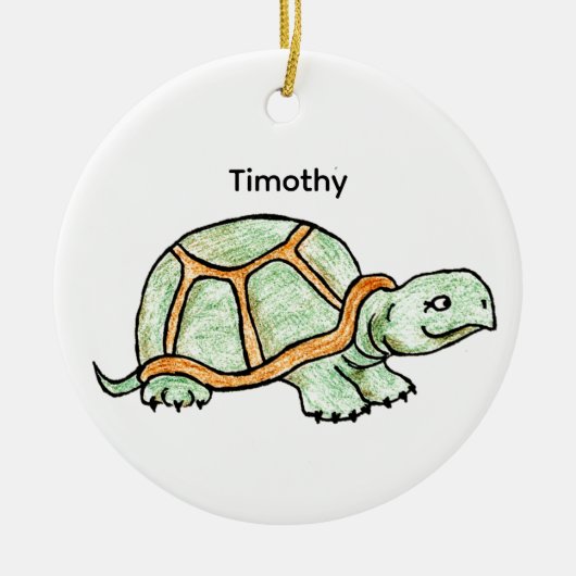 Schildkröte Keramik Ornament (Vorne)
