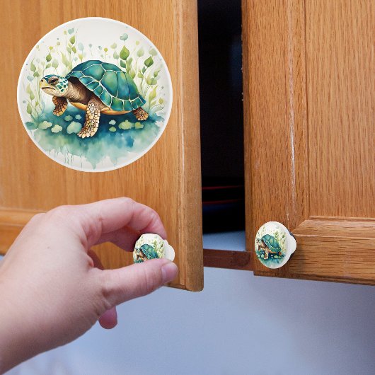 Schildkröte Keramikknauf