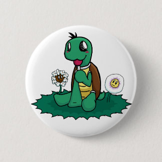 Schildkröte-Knopf Button
