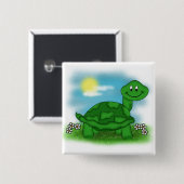 Schildkröte-Knopf Button (Vorne & Hinten)