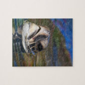 Schildkröte-Kopf Puzzle (Horizontal)