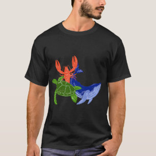 Schildkröte, Krabbe und Wal Sommerkollektion * Sch T-Shirt