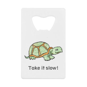 Schildkröte langsam geldbeutel flaschenöffner