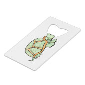 Schildkröte langsam geldbeutel flaschenöffner (Rückseite Schrägansicht)