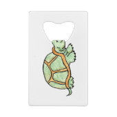 Schildkröte langsam geldbeutel flaschenöffner (Rückseite)