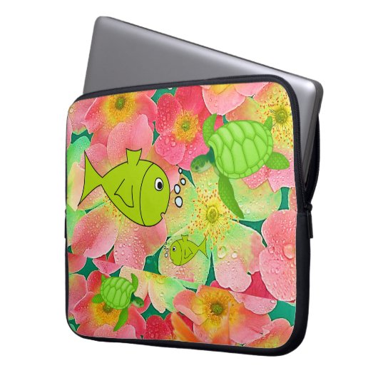 Schildkröte Laptopschutzhülle (Vorderseite Links)