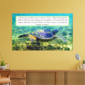 Schildkröte Leinwanddruck (Insitu (Wohnzimmer))